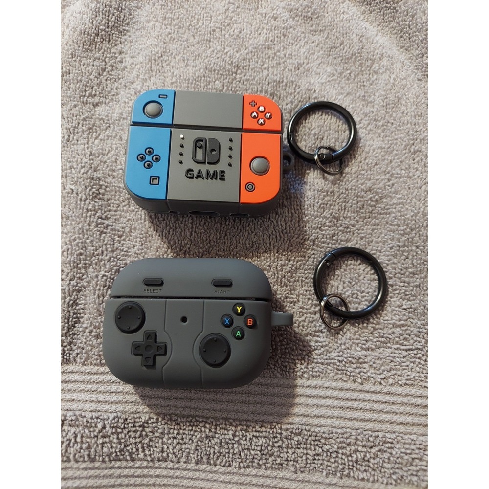 Nintendo Switch Game Controller AirPods Pro Case Cover Cute Gaming Keychain